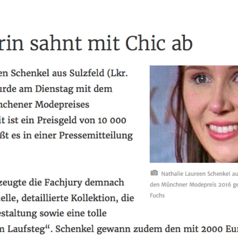 mainpost.de: Sulzfelderin sahnt mit Chic ab
